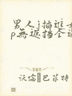 男人j插进女人p无遮挡全过程