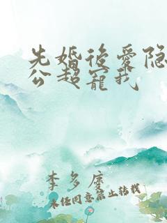 先婚后爱隐婚老公超宠我