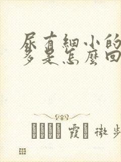 尿有细小的沫不多是怎么回事