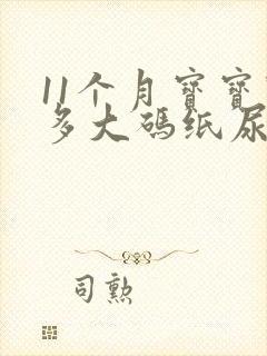 11个月宝宝穿多大码纸尿裤