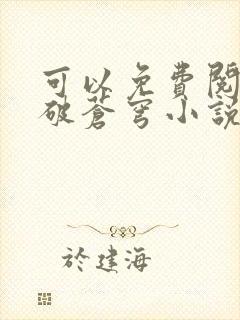 可以免费阅读斗破苍穹小说的软件