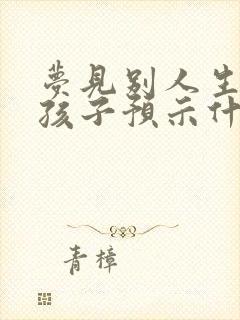 梦见别人生了男孩子预示什么