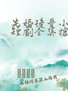 先婚后爱小甜妻短剧全集抢先看