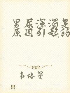 男尿浑浊是什么原因引起的