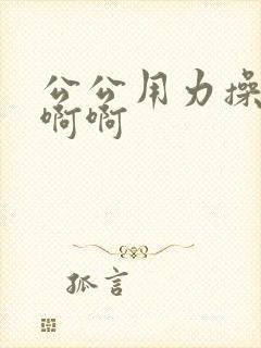 公公用力操爽啊啊啊