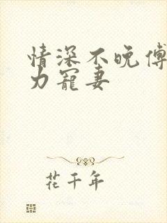 情深不晚傅少实力宠妻