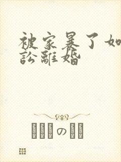 被家暴了如何诉讼离婚