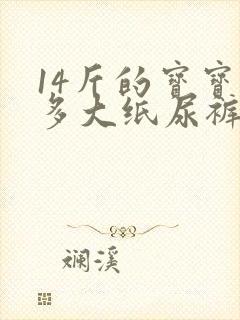 14斤的宝宝穿多大纸尿裤