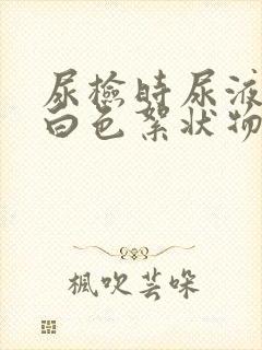 尿检时尿液里有白色絮状物正常吗