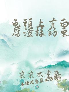 龟头上有白色豆腐渣样的东西还痒