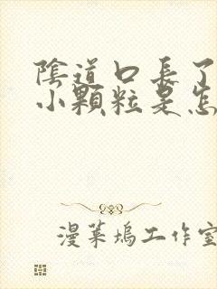 阴道口长了很多小颗粒是怎么回事