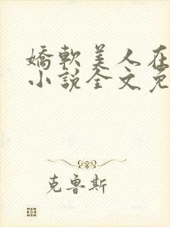 娇软美人在六零小说全文免费阅读