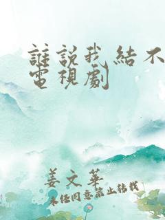 谁说我结不了婚电视剧