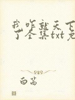 我咋就天下无敌了全集txt免费下载