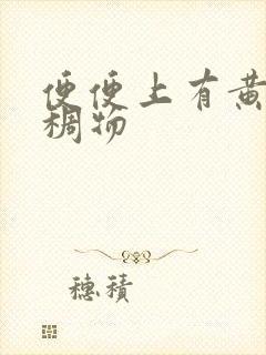 便便上有黄色粘稠物