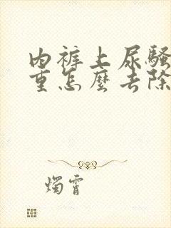 内裤上尿骚味很重怎么去除