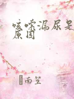 咳嗦漏尿是什么原因