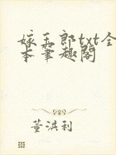 嫁玉郎txt全本笔趣阁