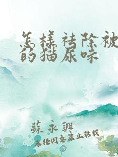 怎样祛除被子上的猫尿味