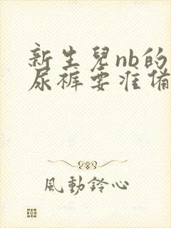 新生儿nb的纸尿裤要准备多少片