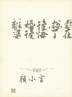 离婚后,总裁老婆后悔了在线阅读