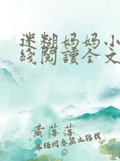 迷糊妈妈小说在线阅读全文