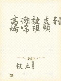 高潮被爽到呻吟娇喘视频