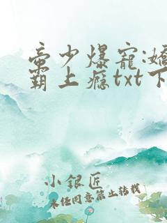 帝少爆宠:娇妻霸上瘾txt下载