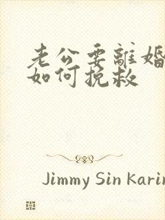 老公要离婚丈夫如何挽救