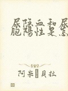 尿隐血和尿白细胞阳性是怎么回事