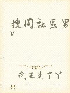 搜同社区男同gv