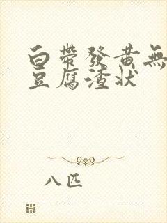 白带发黄无味成豆腐渣状