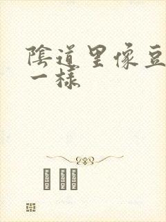 阴道里像豆腐渣一样