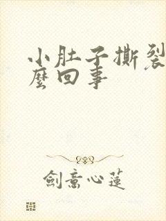 小肚子撕裂疼怎么回事