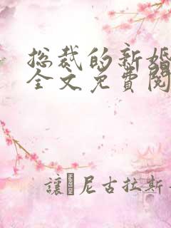 总裁的新婚秘爱全文免费阅读