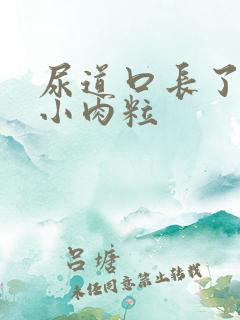 尿道口长了一堆小肉粒