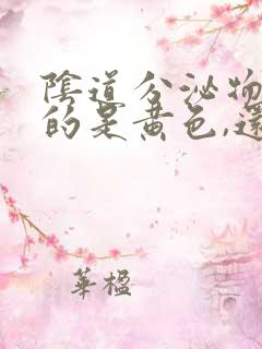 阴道分泌物流出的是黄色,还有臭味怎么回事