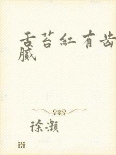 舌苔红有齿痕黄腻