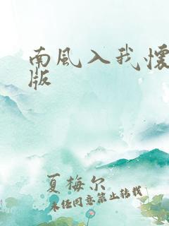 南风入我怀小说版