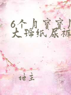 6个月宝宝用多大号纸尿裤