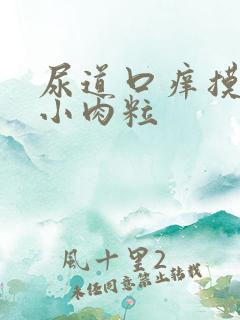 尿道口痒摸着有小肉粒