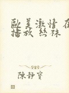 欧美激情 在线播放 丝袜