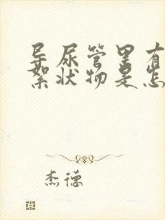 导尿管里有白色絮状物是怎么回事