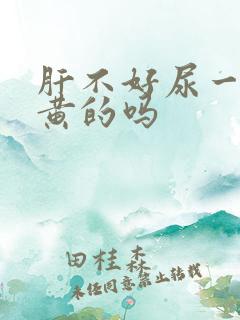 肝不好尿一定是黄的吗