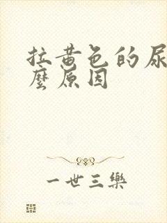 拉黄色的尿是什么原因