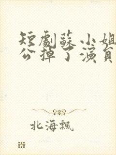 短剧苏小姐你老公掉了演员表介绍