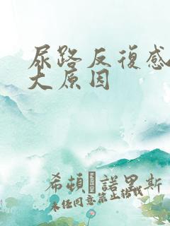 尿路反复感染几大原因