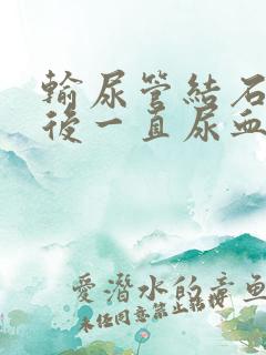 输尿管结石手术后一直尿血正常吗