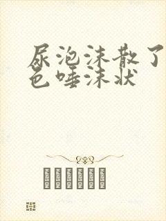 尿泡沫散了有白色唾沫状