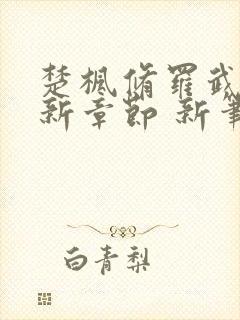 楚枫修罗武神最新章节 新笔趣阁j